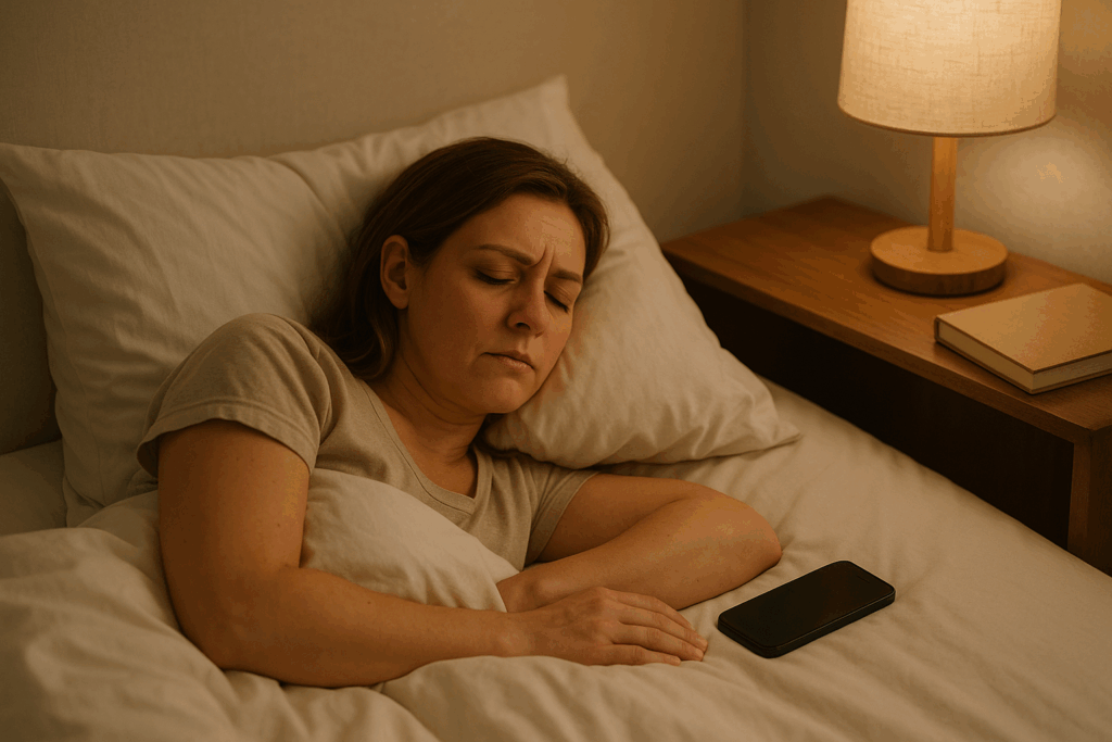 Onrustig slapen met telefoon