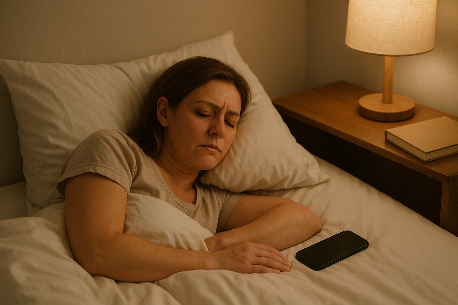 Onrustig slapen met telefoon