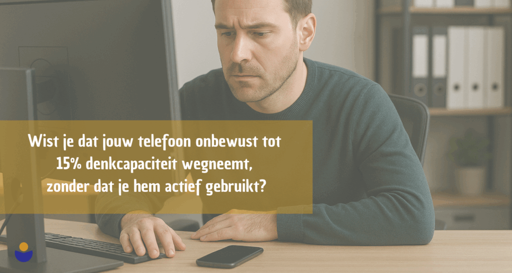 Concentratieverlies door smartphone