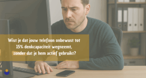 Concentratieverlies door smartphone