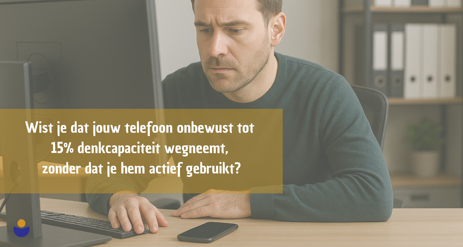 Concentratieverlies door smartphone